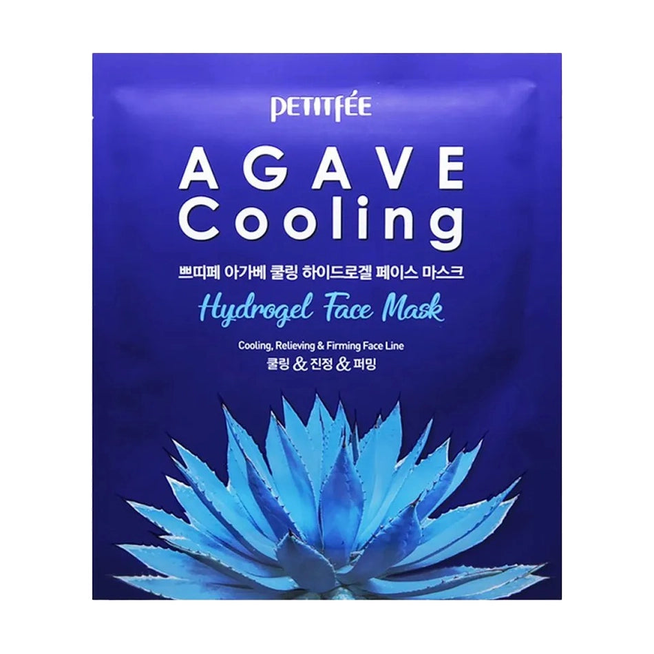 Atvēsinoša hidrogela maska ar agaves ekstraktu Petitfee Agave Cooling Hydrogel Face Mask