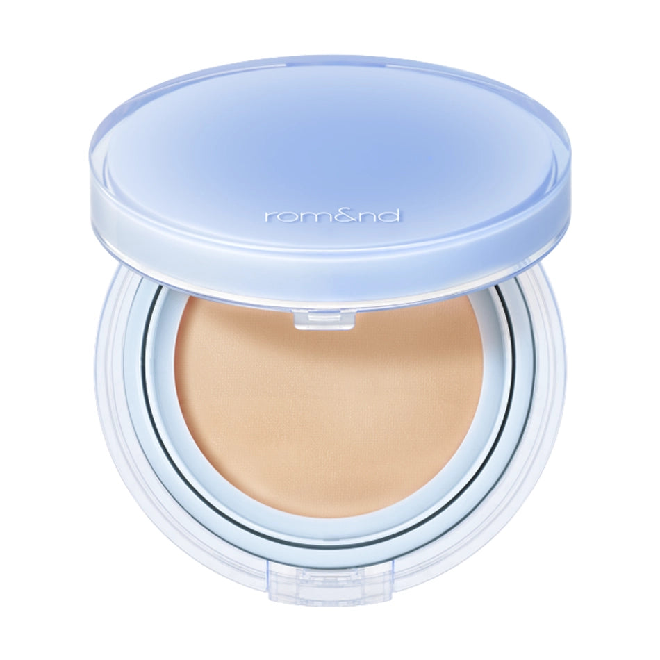 Gaisīgs ādu mitrinošs kušons Rom&nd Bare Water Cushion