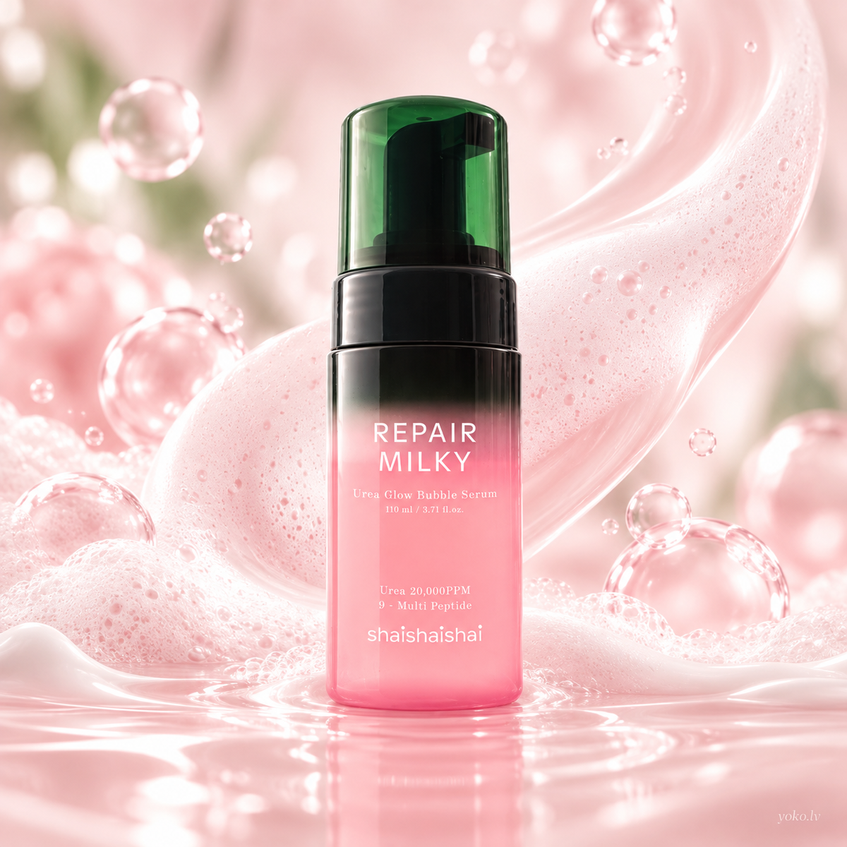 Shaishaishai Repair Milky Urea Glow Bubble Serum