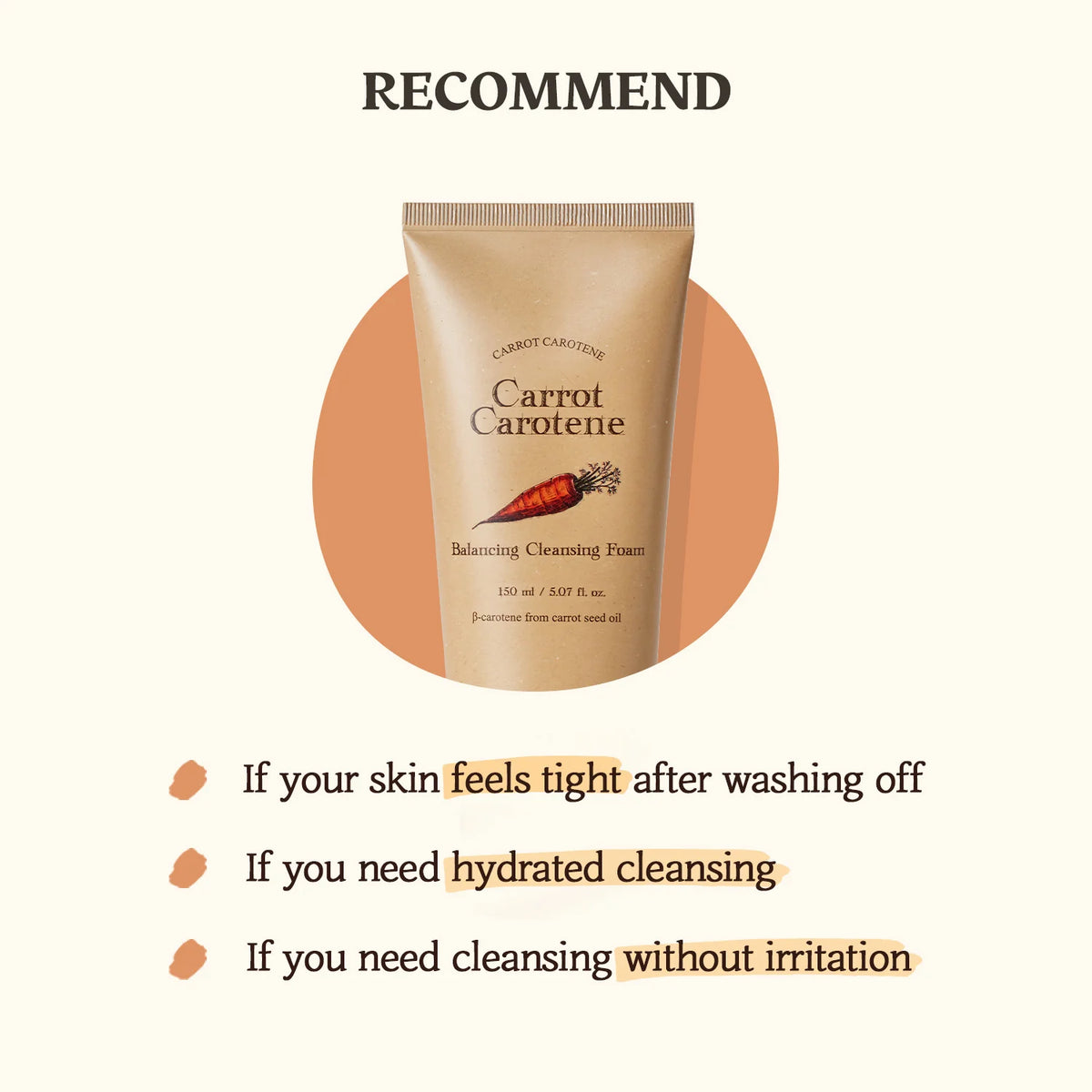 SKINFOOD Carrot Carotene Balancing Cleansing Foam