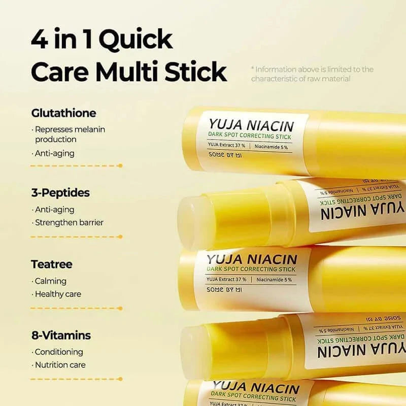 Balinošs zīmulis pret pigmentācijas plankumiem ar juzu ekstraktu Some By Mi Yuja Niacin Dark Spot Correcting Stick