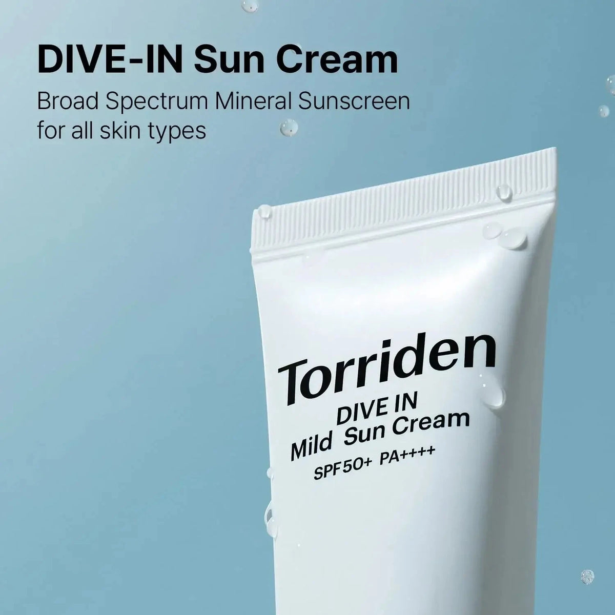 Saules aizsargkrēms sejai Torriden DIVE-IN Mild Suncream