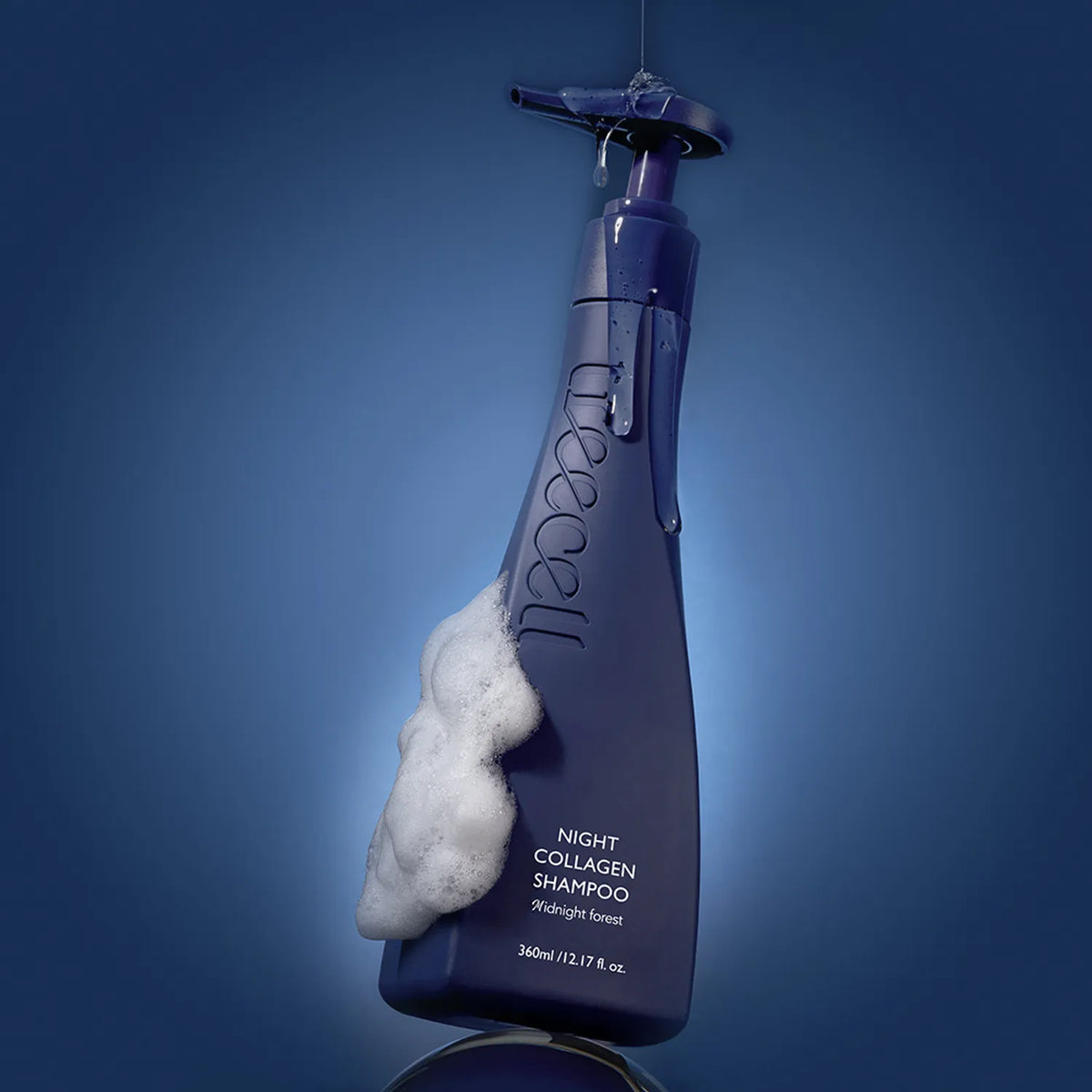 Lietošanai vakarā paredzēts šampūns matiem ar kolagēnu Treecell Night Collagen Shampoo Midnight Forest