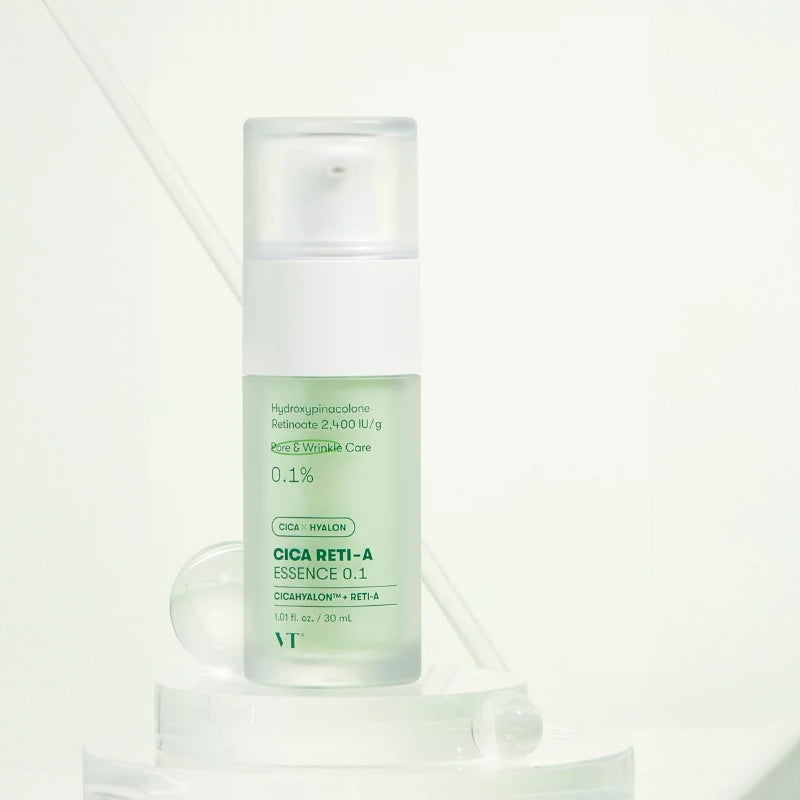 Gaisīga esence-būsteris ar retinolu un Āzijas centellu VT Cosmetics Cica Reti-A Essence 0.1%