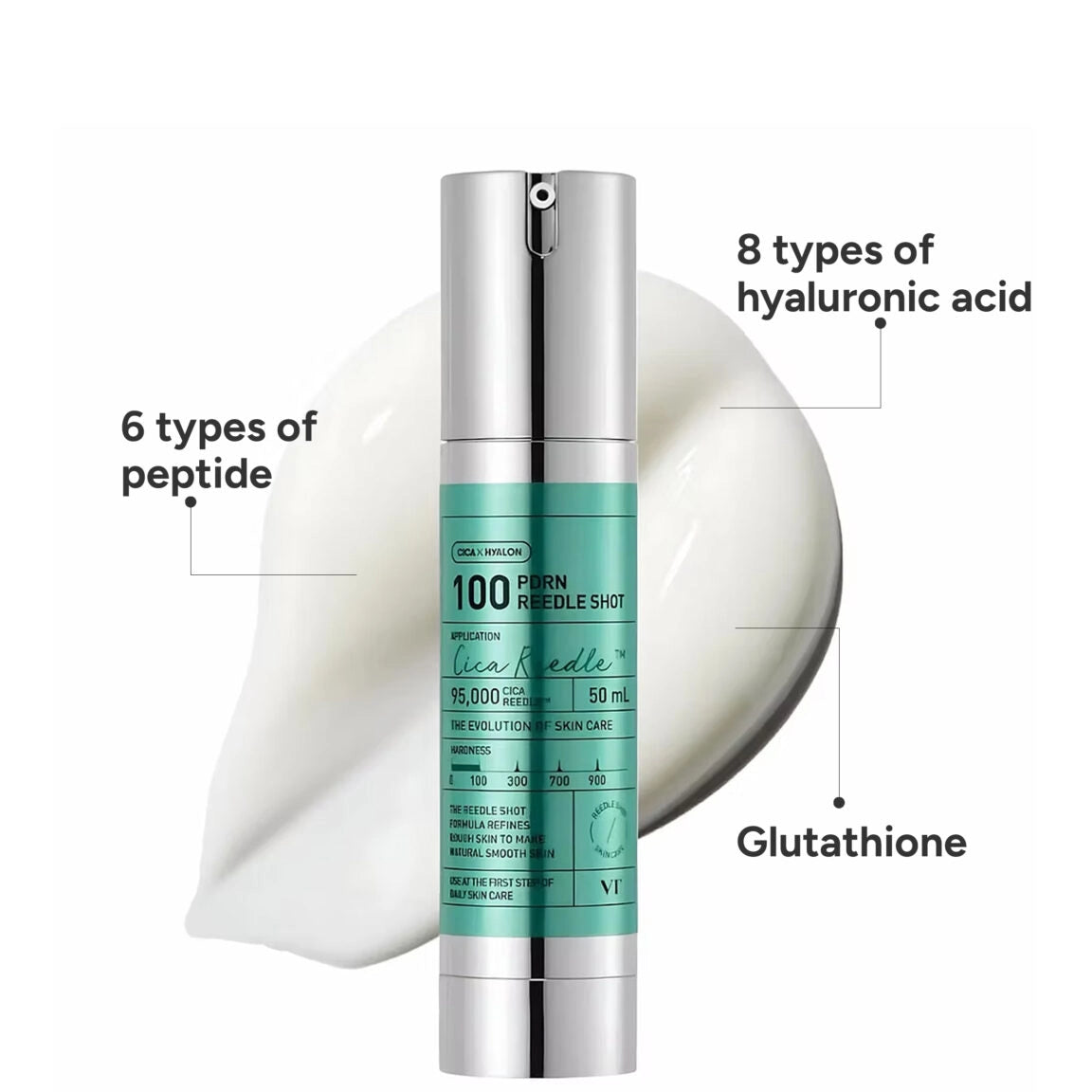 Serums tvirtuma piešķiršanai ādai VT Cosmetics PDRN Reedle Shot 100