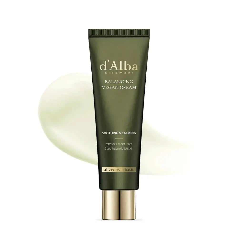 Nomierinošs krēms sejai d'Alba Mild Skin Balancing Vegan Cream