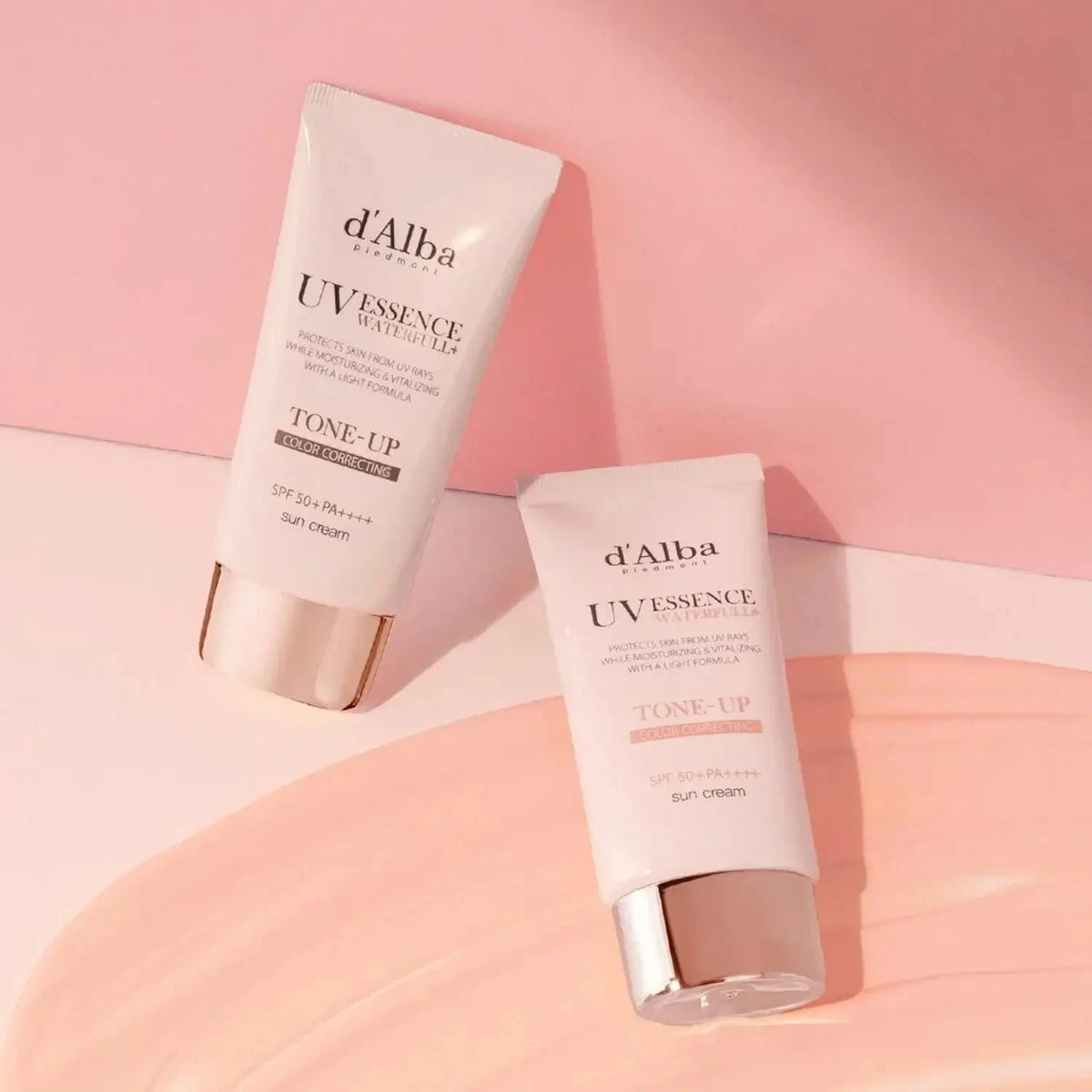 Tonējošs saules aizsargkrēms d'Alba Waterfull Tone-Up Sun Cream
