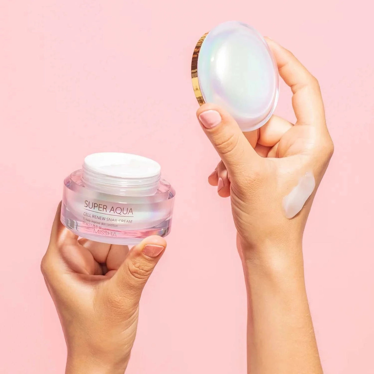 Intensīvs reģenerējošs krēms Missha Super Aqua Cell Renew Snail Cream