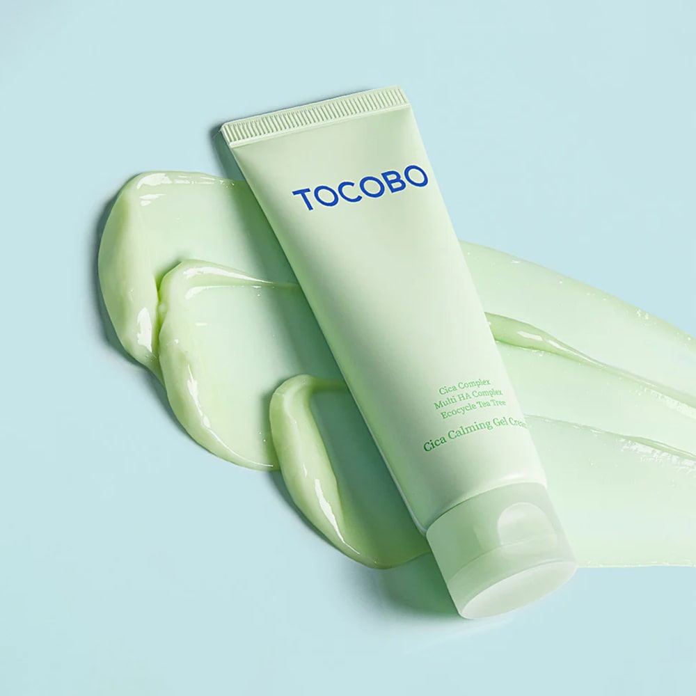 Nomierinošs gelveida krēms ar Āzijas centellu Tocobo Cica Calming Gel Cream