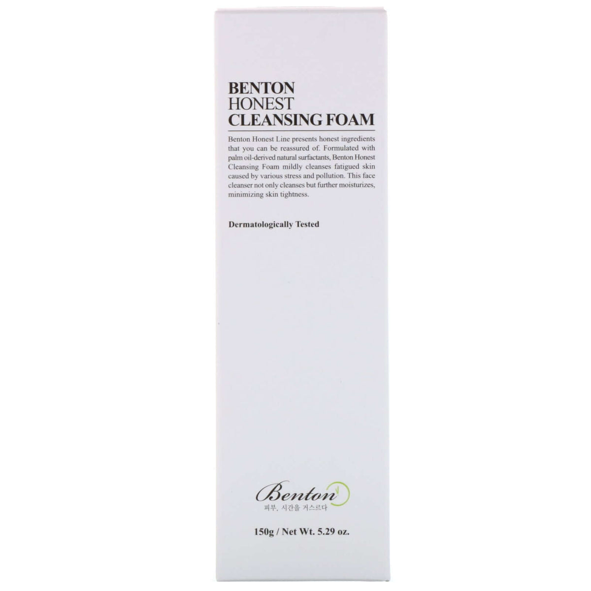 Hipoalerģiskas putiņas sejas ādas attīrīšanai Benton Honest Cleansing Foam
