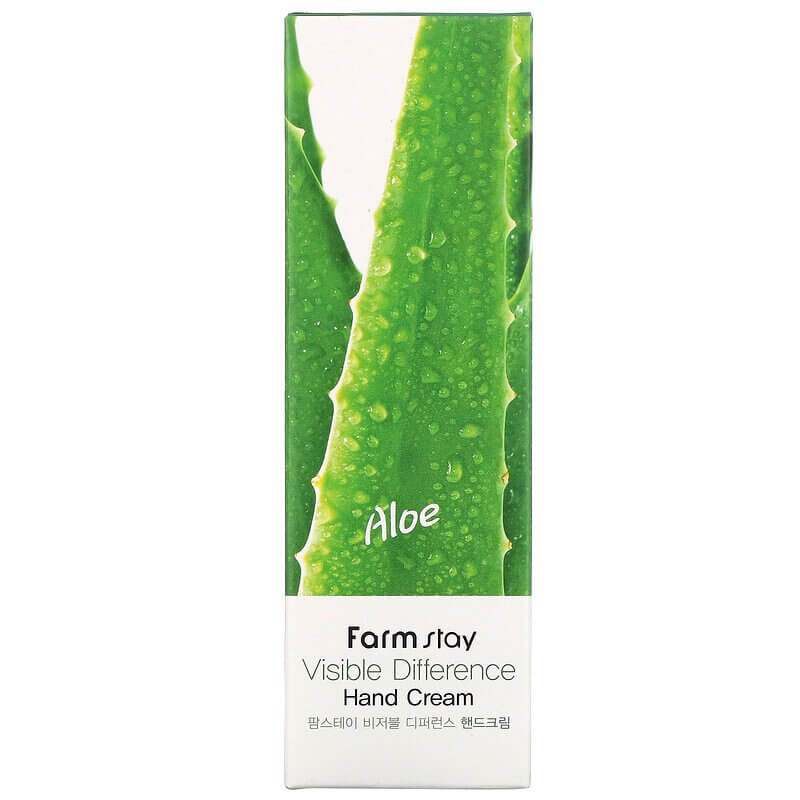 Roku krēms FarmStay Visible Difference Hand Cream Aloe