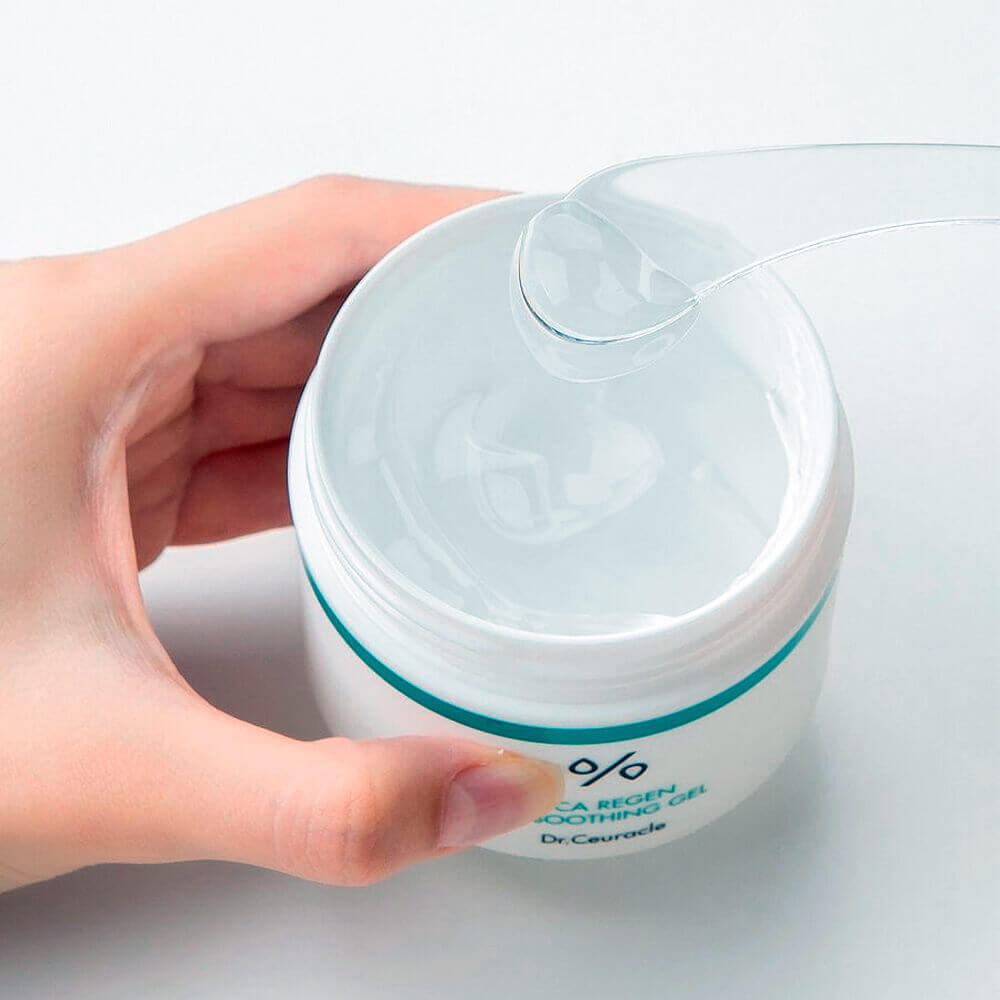 Atvēsinošs gels ar 95% Āzijas centellu jutīgai ādai Dr.Ceuracle Cica Regen 95 Soothing Gel