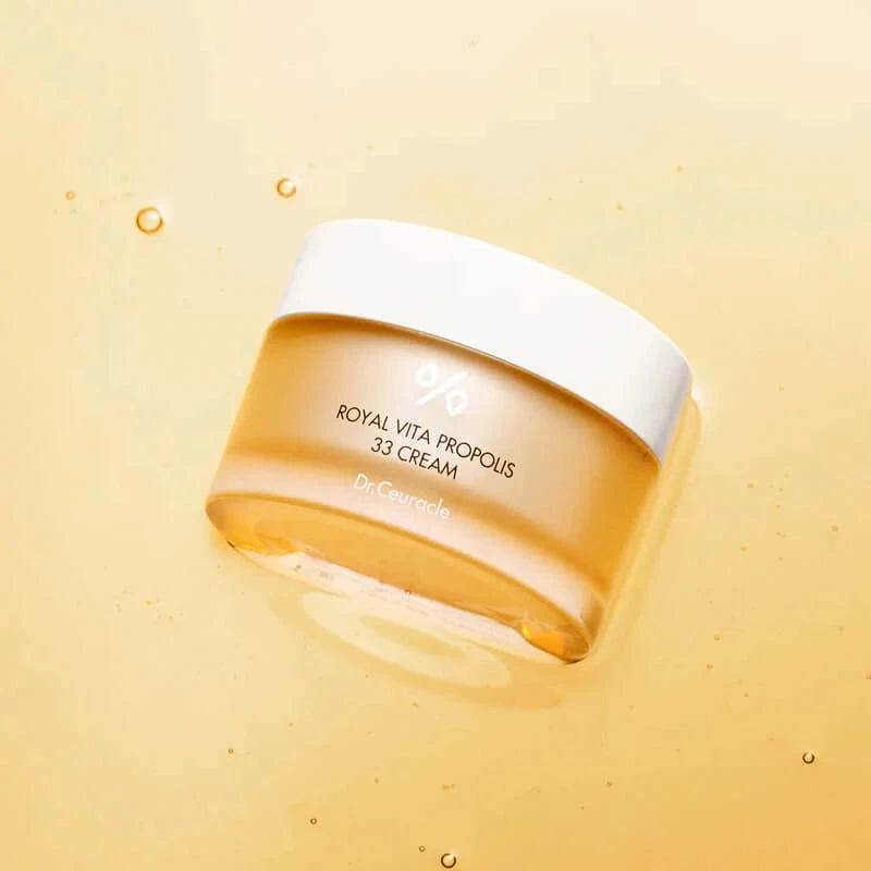 Krēms ar propolisa ekstraktu mirdzuma piešķiršanai ādai Dr.Ceuracle Royal Vita Propolis 33 Cream