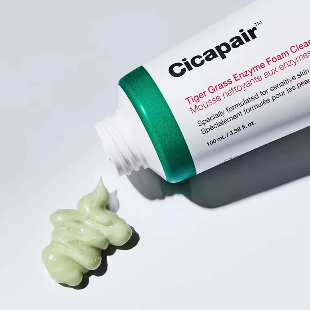 Enzīmu putiņas problemātiskai un jutīgai ādai Dr.Jart+ Cicapair Enzyme Cleansing Foam