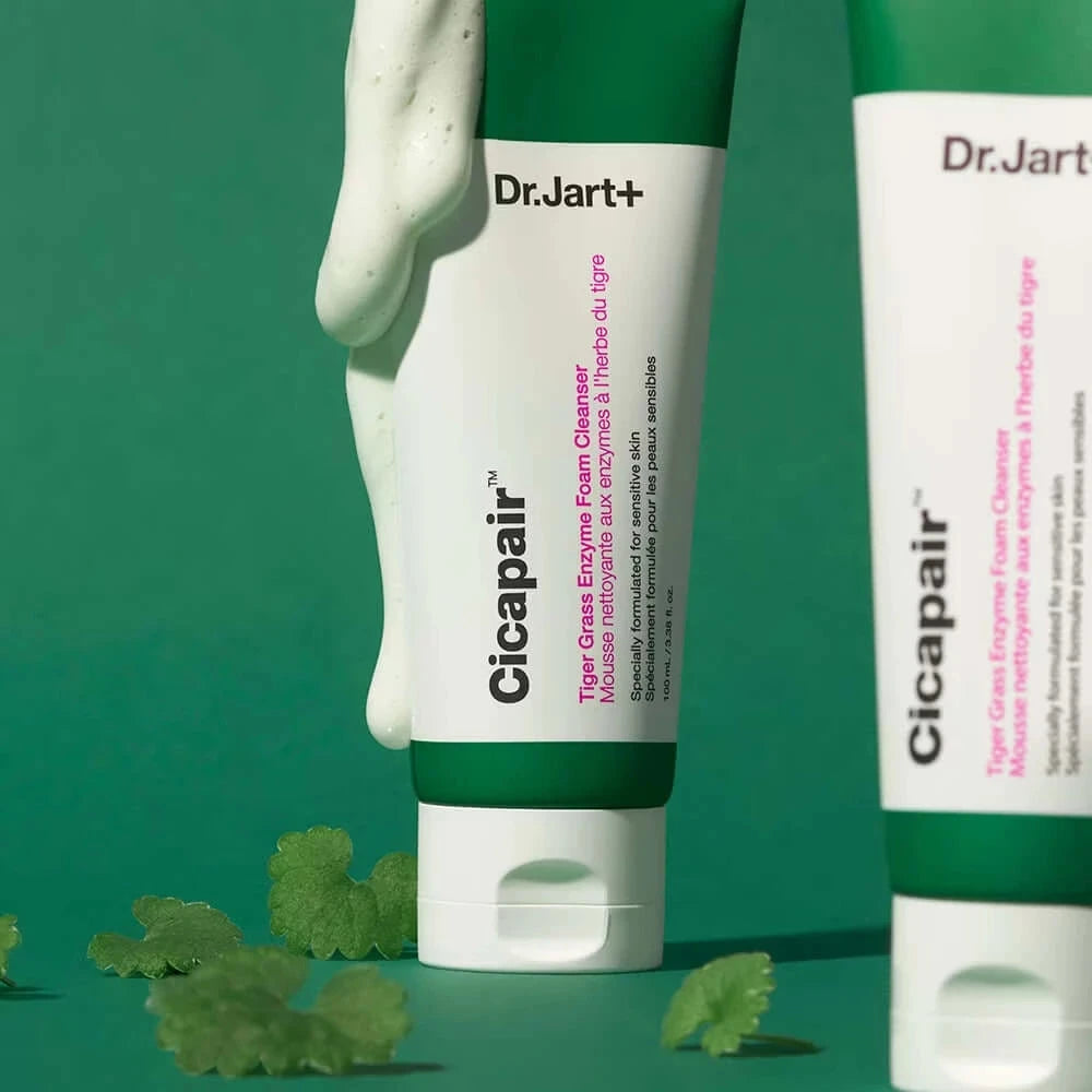 Enzīmu putiņas problemātiskai un jutīgai ādai Dr.Jart+ Cicapair Enzyme Cleansing Foam
