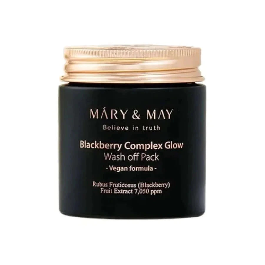 Mary&May Blackberry Complex Glow Wash Off - avotiņu kompleksa mirdzoša maska