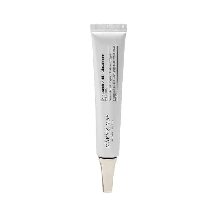 Balinošs krēms ādai ap acīm ar traneksāmskābi Mary&May Tranexamic Acid Glutathion Eye Cream