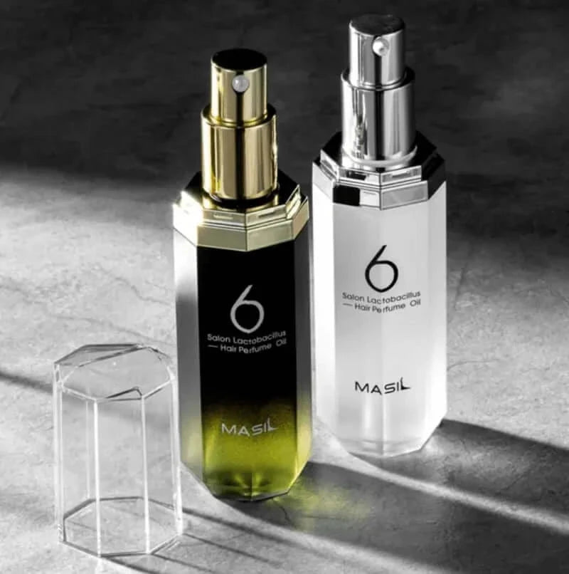 Mitrinoša parfimētā eļļa matiem Masil 6 Salon Lactobacillus Hair Parfume Oil Moisture