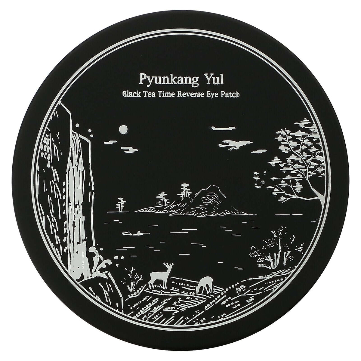 Anti-novecošanās patči ar melno tēju Pyunkang Yul Black Tea Time Reverse Eye Patch