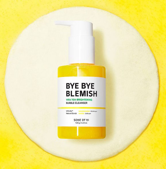 Balinošs skābekļa līdzeklis Some By Mi Bye Bye Blemish Vita Tox Brightening Bubble Cleanser