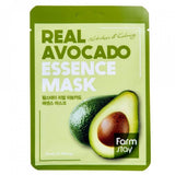 Audumu maska sejas ādai Farmstay Real Essence Mask