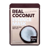 Audumu maska sejas ādai Farmstay Real Essence Mask