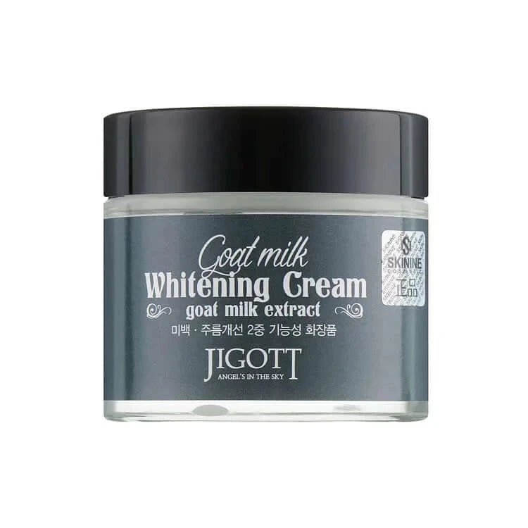 Krēms sejai ar kazas piena ekstraktu Jigott Goat Milk Whitening Cream