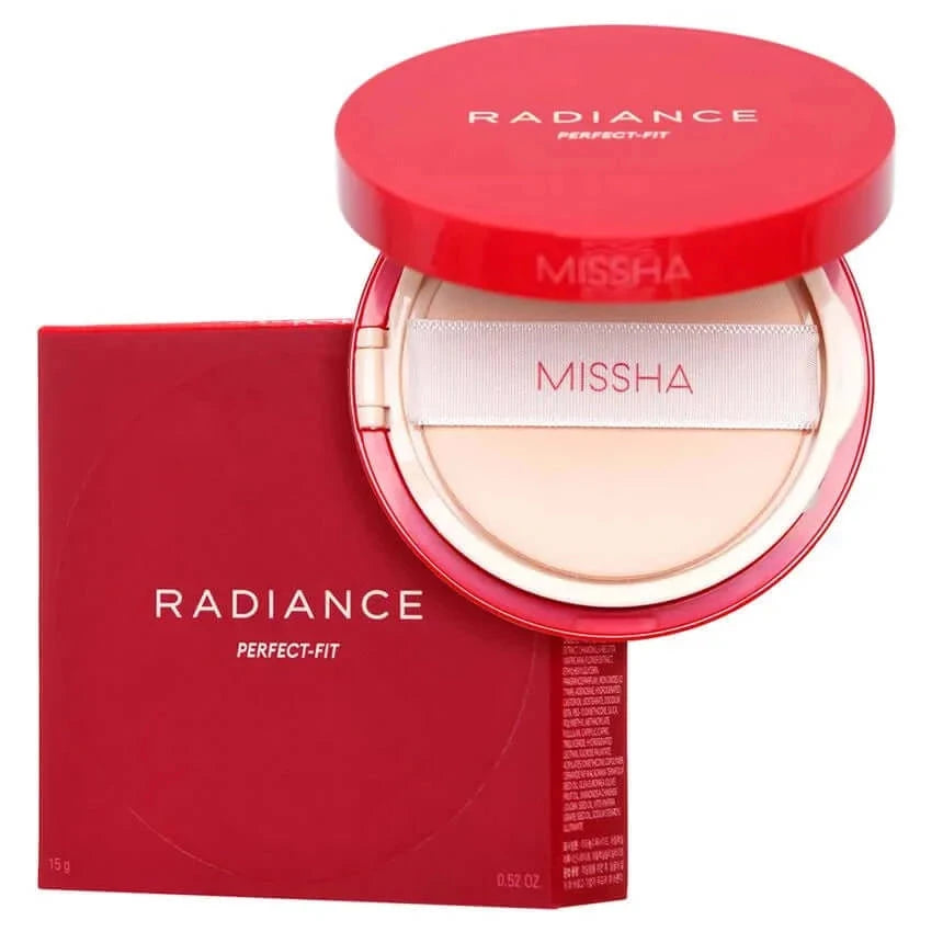 Kušons priekš sejas Missha Radiance Perfect Fit Cushion Foundation SPF 50+ PA+++