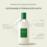 Kondicionieris bez silikona ar rozmarīnu AROMATICA Rosemary Hair Thickening Conditioner