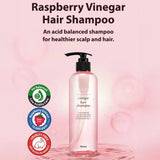 Šampūns matu spīdumam un gludumam ar etiķi A'pieu Raspberry Vinegar Hair Shampoo
