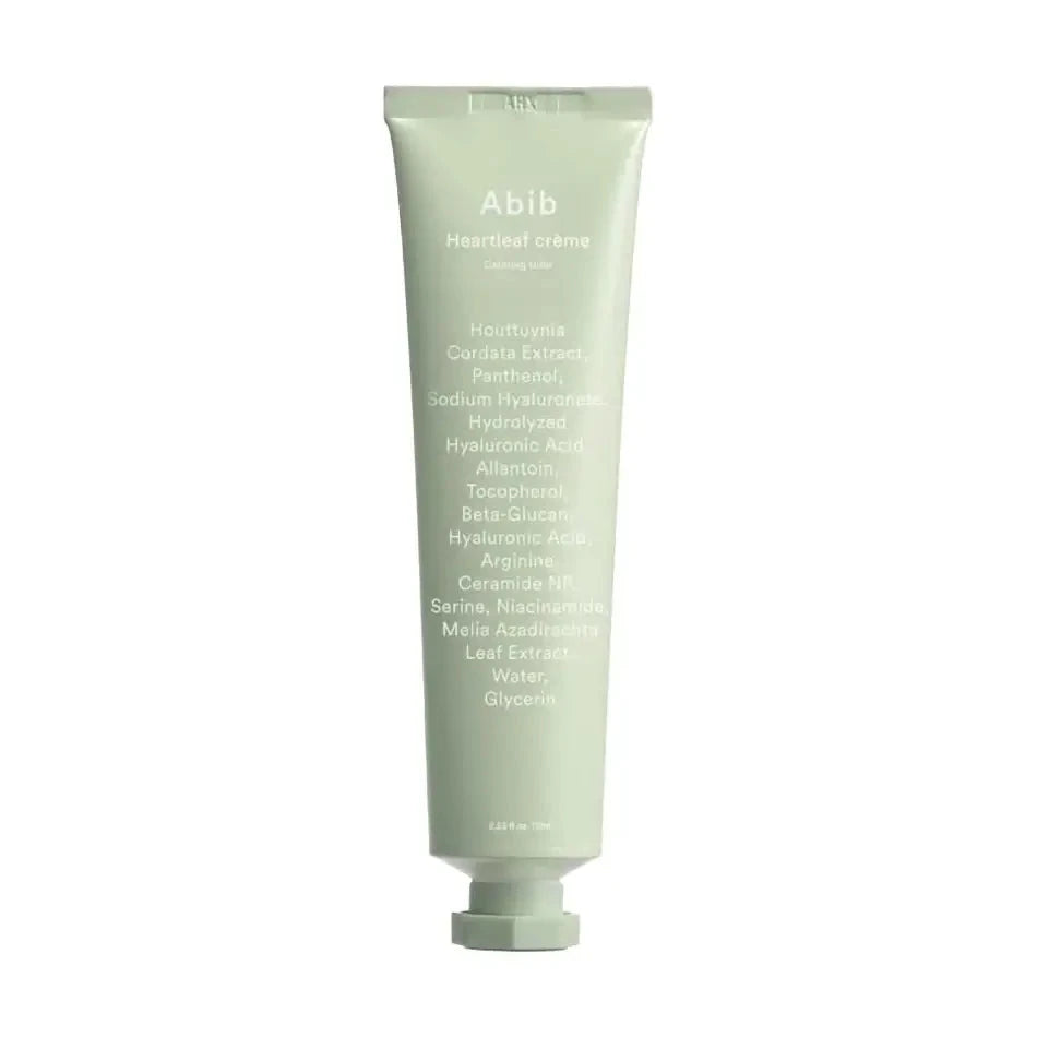 Nomierinošs krēms ar houtūnijas ekstraktu Abib Heartleaf creme Calming tube