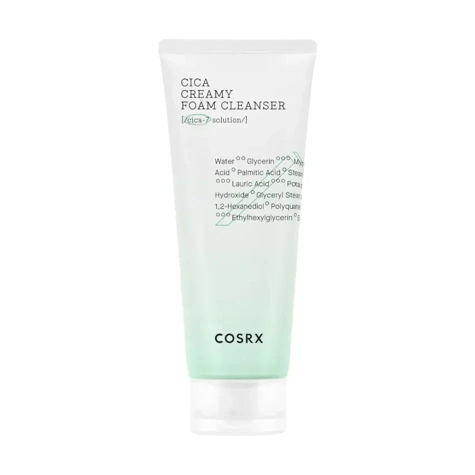 Attīrošas krēmveida putas priekš mazgāšana Cosrx Pure Fit Cica Creamy Foam Cleanser