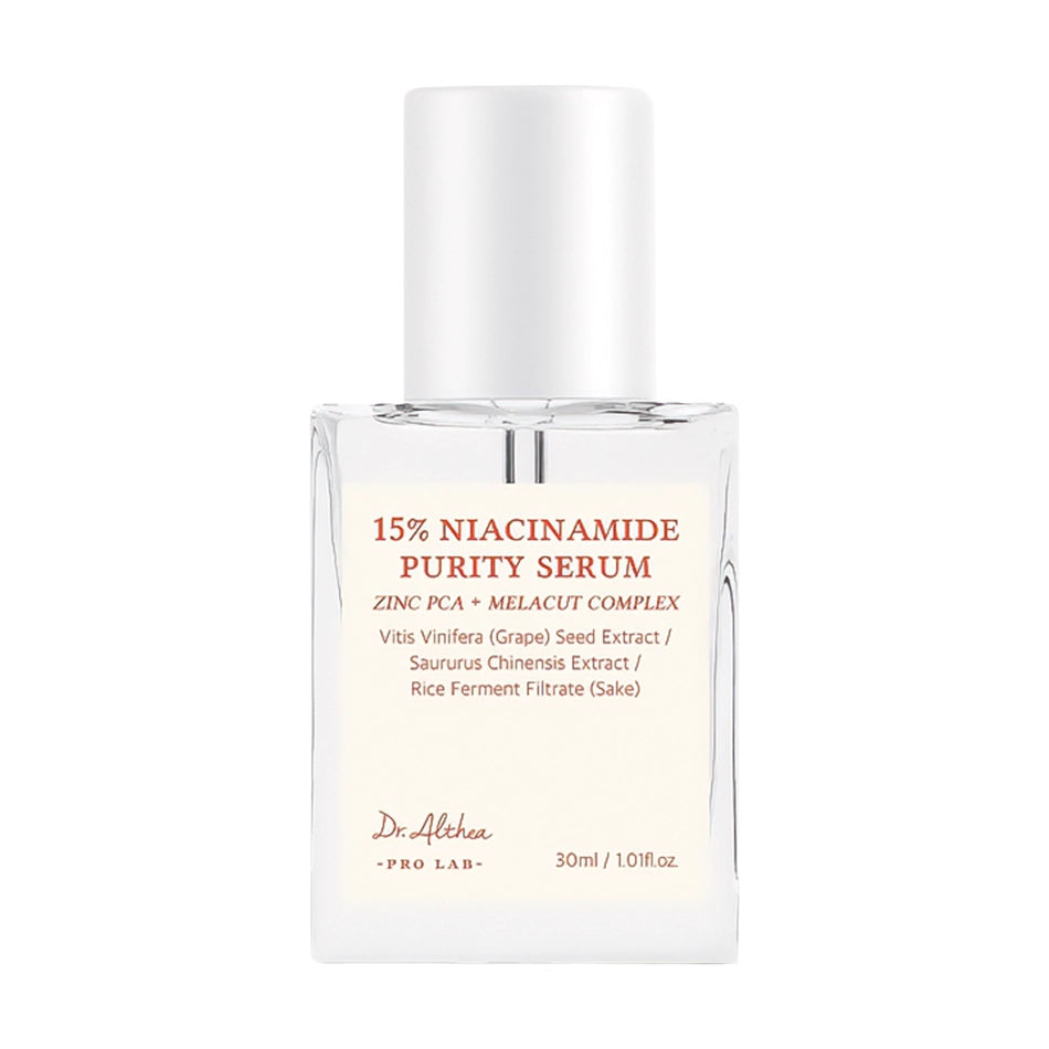 Balinošs serums ar niacinamīdu un cinku Dr. Althea Niacinamide Purity Serum