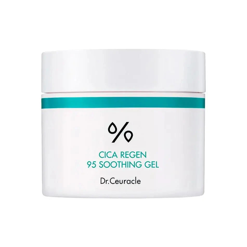 Atvēsinošs gels ar 95% Āzijas centellu jutīgai ādai Dr.Ceuracle Cica Regen 95 Soothing Gel