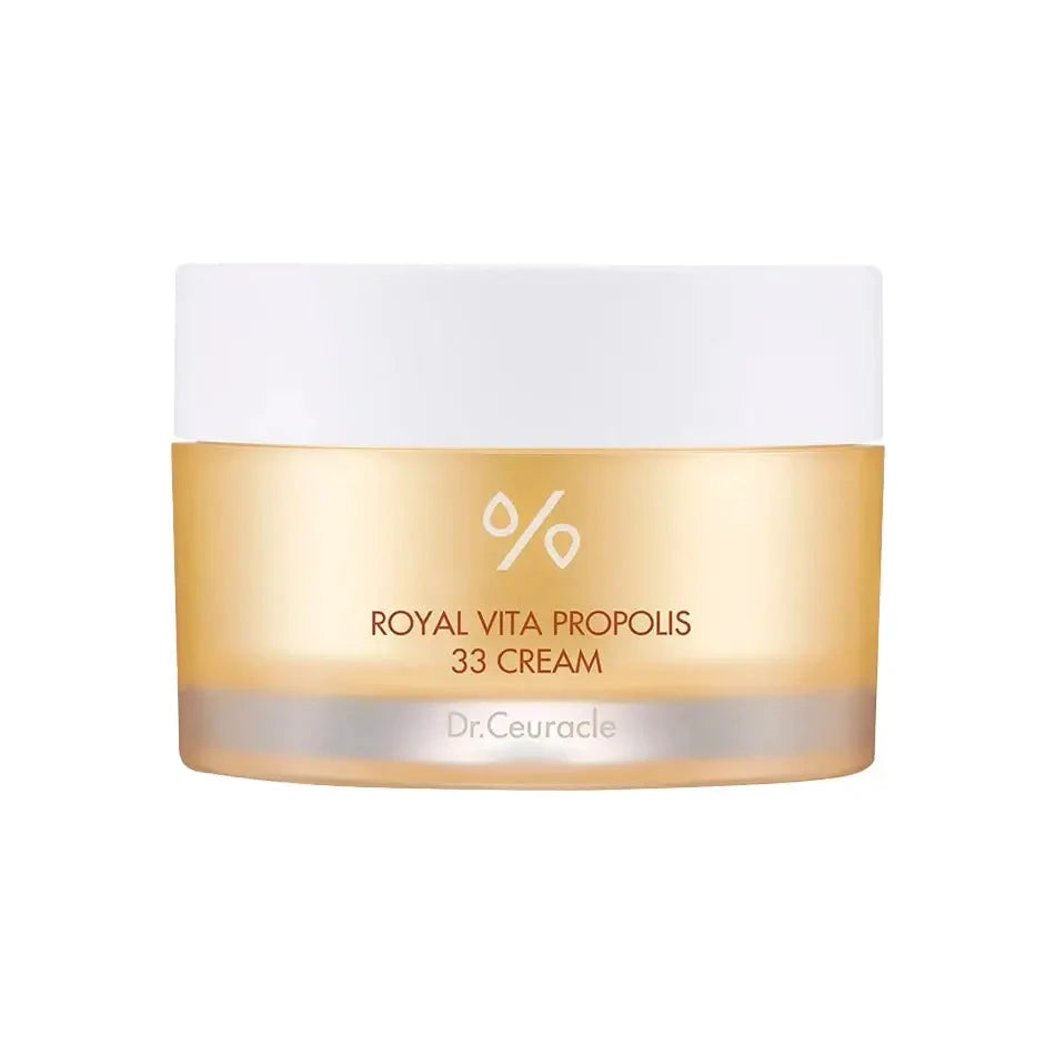Krēms ar propolisa ekstraktu mirdzuma piešķiršanai ādai Dr.Ceuracle Royal Vita Propolis 33 Cream