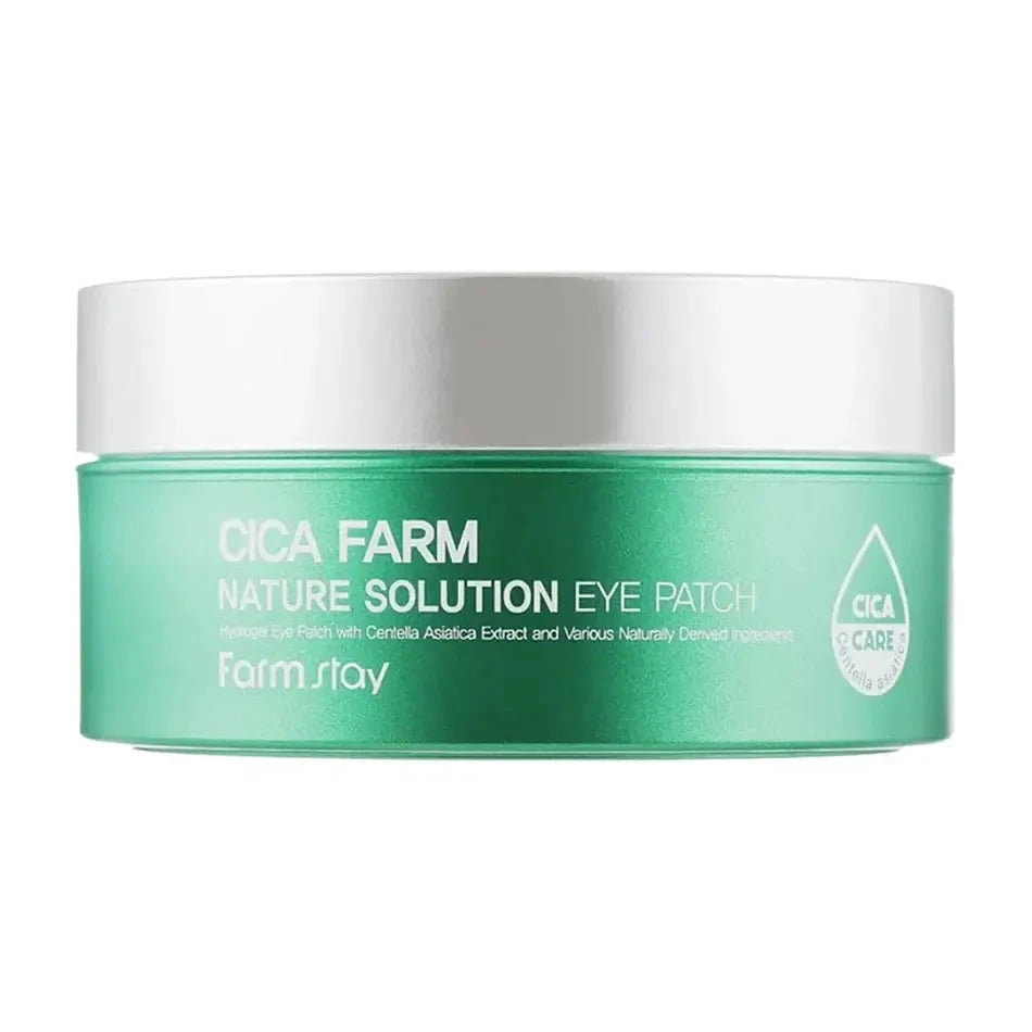 Hidrogēla atjaunojošie patči ar Gotu Kola FarmStay Cica Farm Nature Solution Eye Patch
