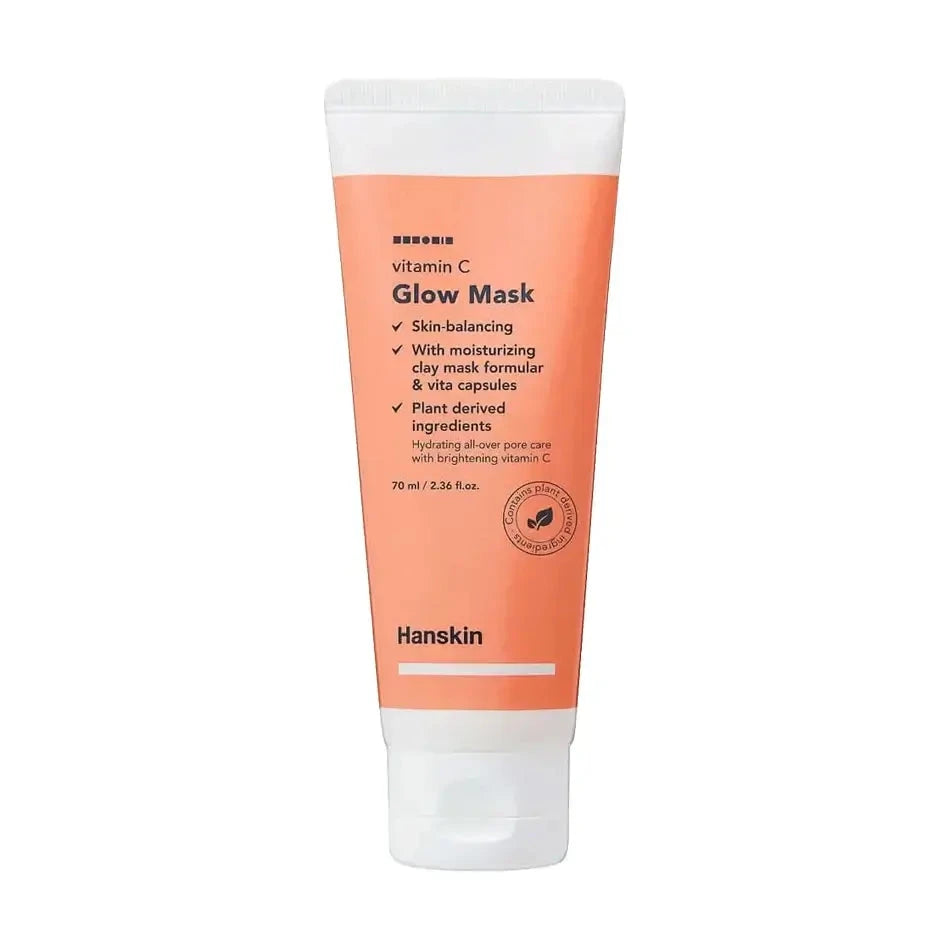 Mirdzoša maska ar C vitamīnu HANSKIN Vitamin C Glow Mask