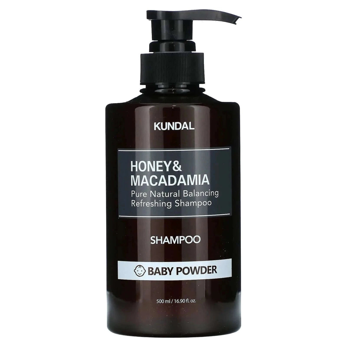 Matu šampūns KUNDAL Honey & Macadamia Shampoo Baby Powder