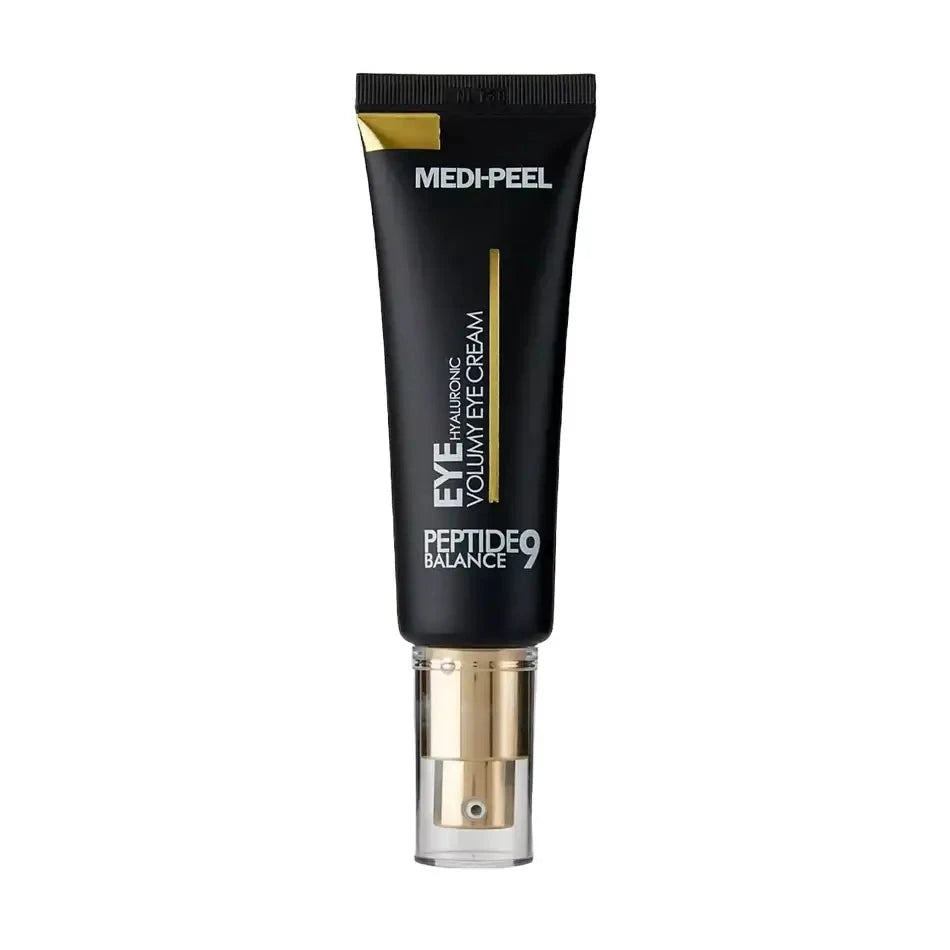 Pretnovecošanas krēms priekš acu plakstiņiem ar peptīdiem Medi-Peel Peptide Balance 9 Eye Hyaluronic Volumy Eye Cream