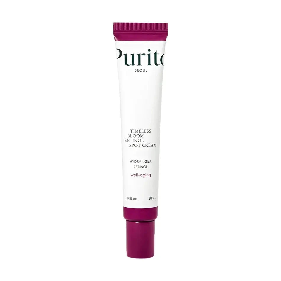 Punktveida uzklāšanai paredzēts pretgrumbu krēms ar retinolu PURITO Timeless Bloom Retinol Spot Cream