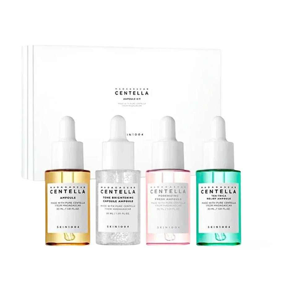 Serumu komplekts ar centellu SKIN1004 Madagascar Centella Ampoule Kit
