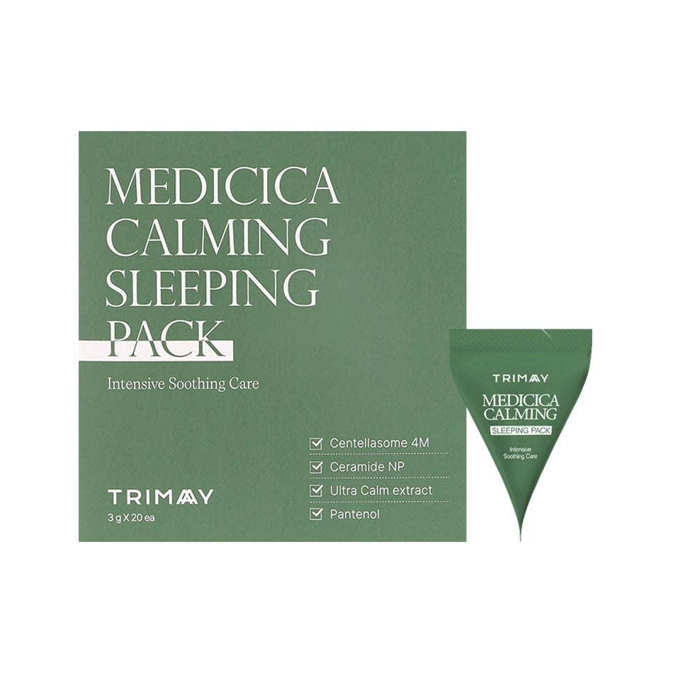 Nomierinoša nakts maska ar Āzijas centellu Trimay Medicica Calming Sleeping Pack