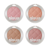 Putveida vaigu ēnas ar mirdzuma efektu UNLEASHIA Sisua Butter Waffle Dough Blusher
