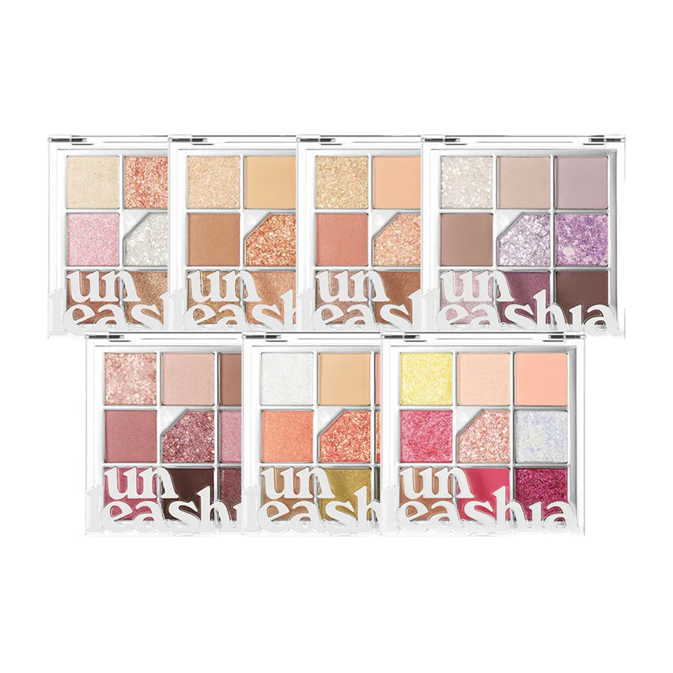 Acu ēnu palete ar gliteriem Unleashia Glitterpedia Eye Palette