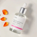 Serums ar rozi mirdzuma piešķiršanai ādai iUnik Rose Galactomyces Synergy Serum