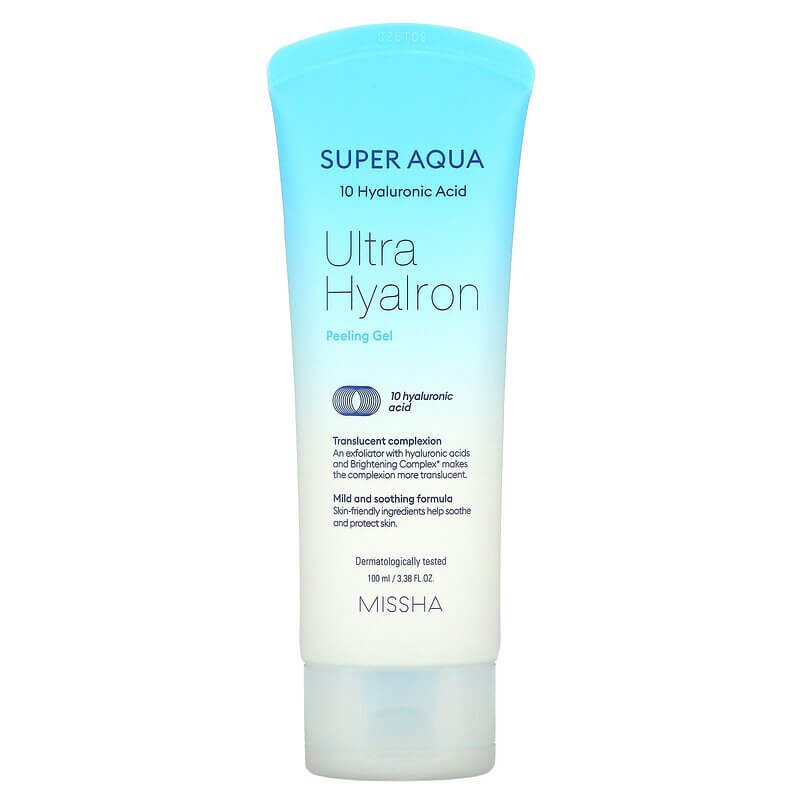 Missha pīlinga gels Super Aqua Ultra Hyalron Peeling Gel