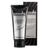 Attīrošās putas ar melnā gliemeža mucīnu FarmStay Black Snail Deep Cleansing Foam